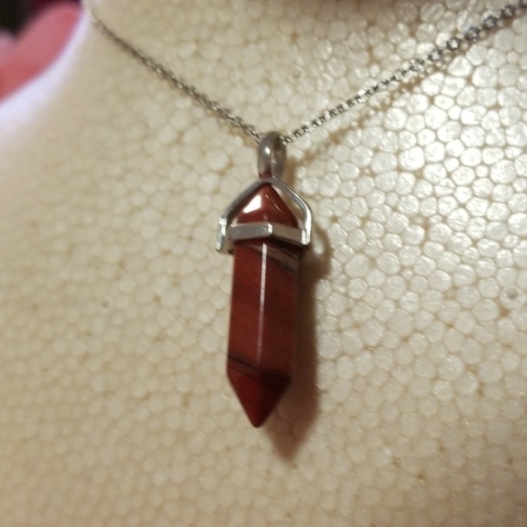 Red jasper pendant - Picture 2 of 3